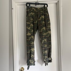 Camouflage cargo pants